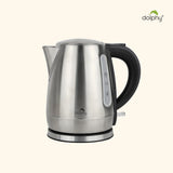 Dolphy 1.0L Electric Kettle – Stainless Steel, 1850 -2200W Fast Boil, Auto Shut-Off & Overheat Protection, Compact Hot Water Boiler for Tea & Coffee