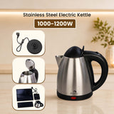 Dolphy 800ml Stainless Steel Electric Kettle – 360 Swivel Base, Fast Boil, Auto Shut-Off, Food-Grade Build, Compact Travel Kettle for Home, Office & Hotel Use – Silver