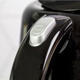 Dolphy 1L Electric Kettle – Black Compact Hot Water Kettle with 360 Swivel Base, Concealed Heating & Auto Shut-Off, Ideal for Hotel & Home Use