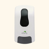 Dolphy Manual ABS Soap & Sanitiser Dispenser 1000ml – White | Wall Mounted, Refillable, Lockable, Liquid Soap & Lotion Compatible