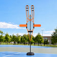 Basketball Defender Dummy 155-275cm Adjustable Shooting Passing Training Mannequin Black Orange.