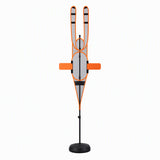 Basketball Defender Dummy 155-275cm Adjustable Shooting Passing Training Mannequin Black Orange.