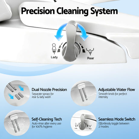 Cefito O-Shape non electric bidet toilet seat.