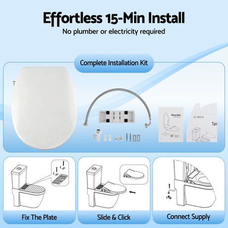 Cefito O-Shape non electric bidet toilet seat.