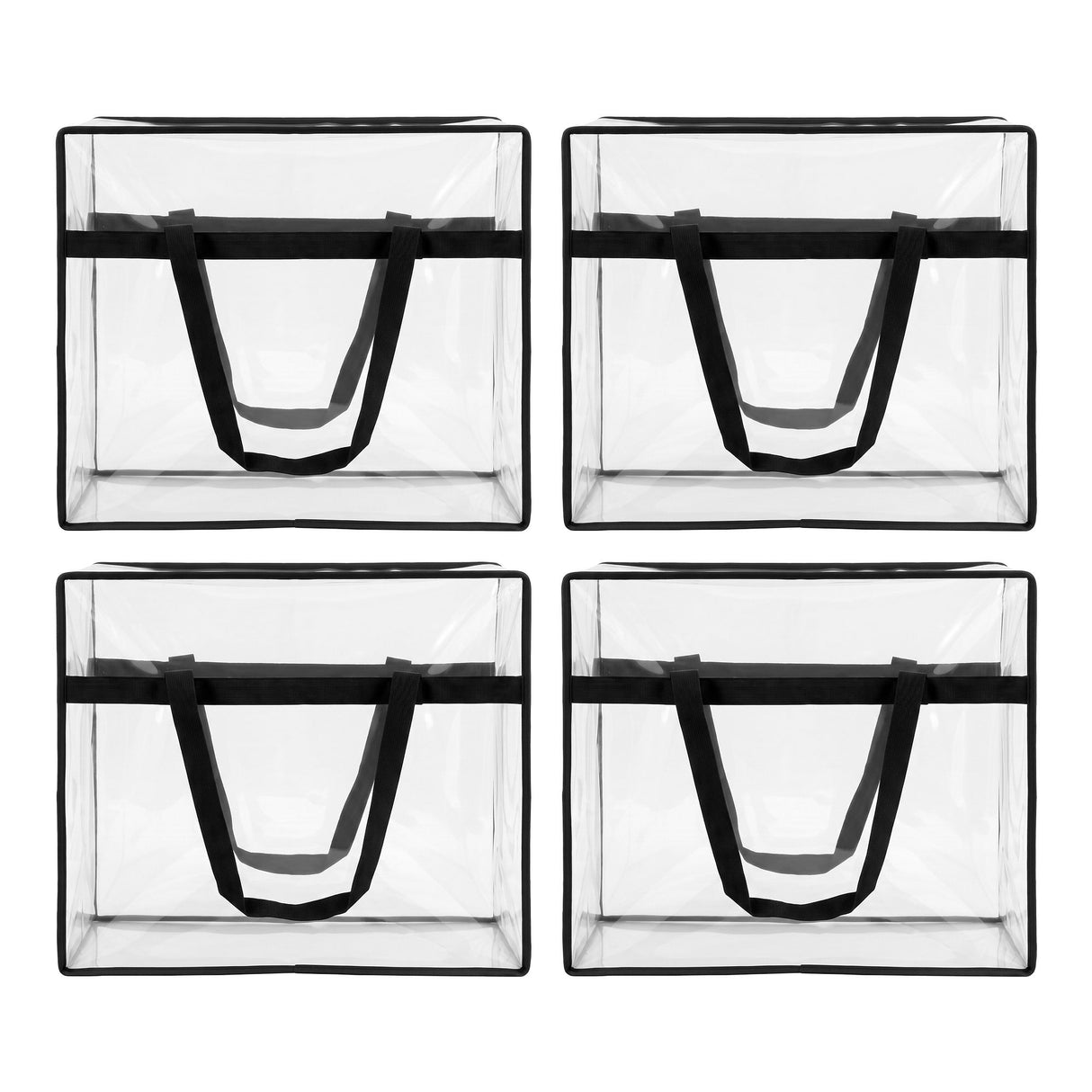 Artiss Blanket Storage Bags 4Pcs 40L PVC Box Clothes Doona Moving Organiser