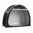 Waterproof tent, water resistant, supplied with a carry bag, lightweight.