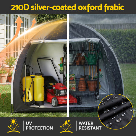 Waterproof tent, water resistant, supplied with a carry bag, lightweight.