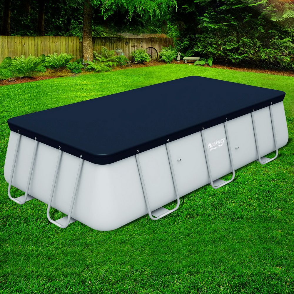 Bestway Pool Cover Fits 4.12x2.01m Above Ground Swimming Pool PVC Blanket
