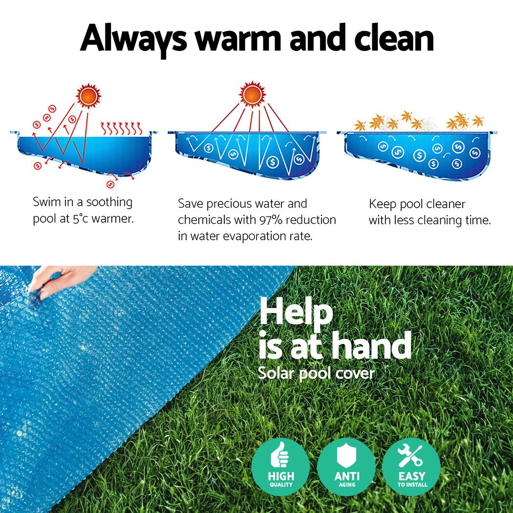 Bestway Pool Cover Solar Fits 4.17m Round Above Ground Swimming Pool Blanket