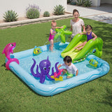 Bestway Kids Pool 239x206x86cm Inflatable Above Ground Play Pools 308L