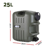 Weisshorn 25L Water Container Jerry Can Bucket Camping Outdoor Storage Tank.
