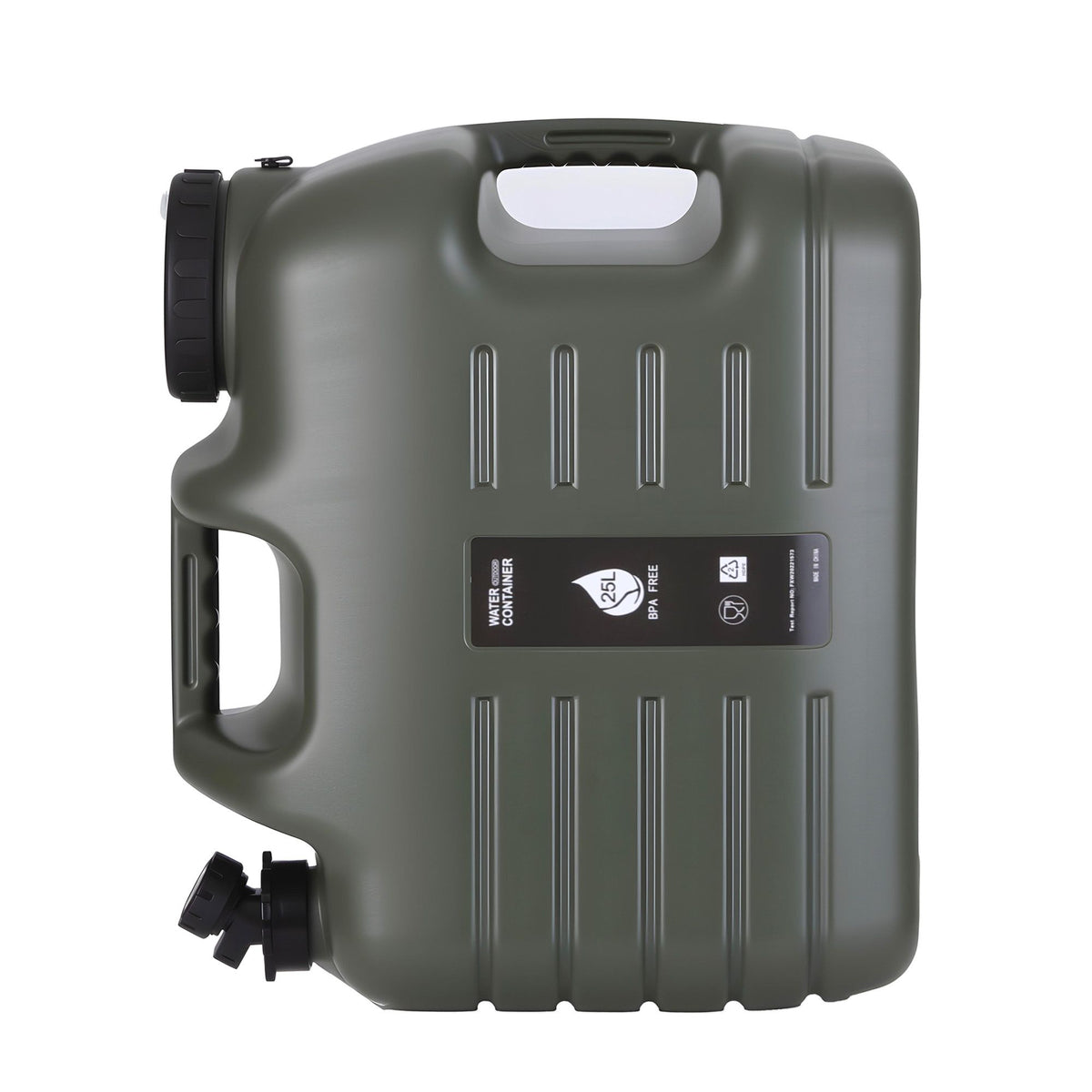 Weisshorn 25L Water Container Jerry Can Bucket Camping Outdoor Storage Tank.