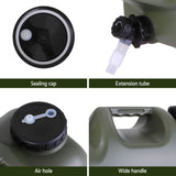 Weisshorn 25L Water Container Jerry Can Bucket Camping Outdoor Storage Tank.