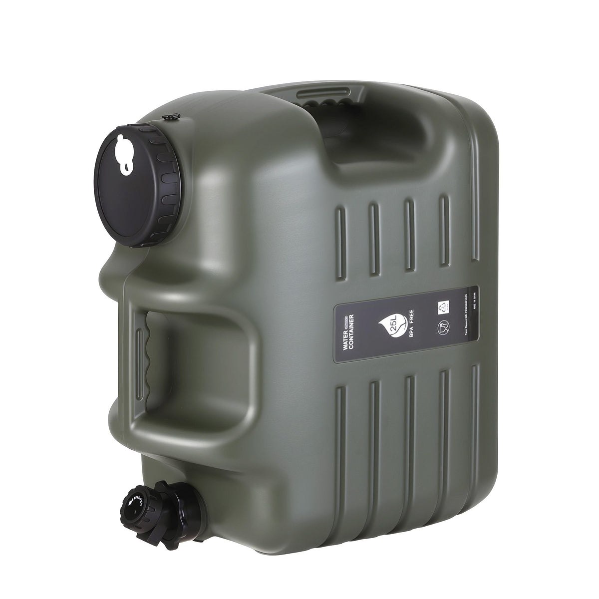 Weisshorn 25L Water Container Jerry Can Bucket Camping Outdoor Storage Tank.