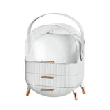 Portable storage box, with a carry handle.