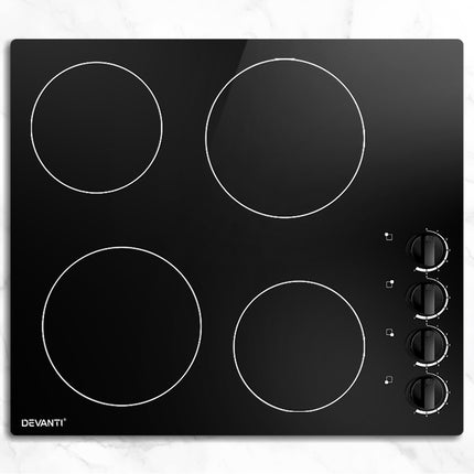 Devanti Electric Ceramic Cooktop 60cm