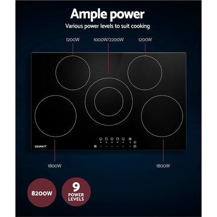 Devanti Electric Ceramic Cooktop 90cm