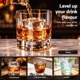 Artiss 5cm Clear Ice Mold Whiskey Large Square Ice Cube Tray