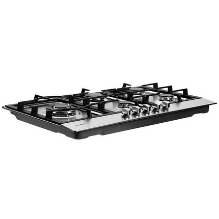 Devanti Gas Cooktop 90cm 5 Burner Silvir