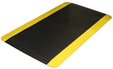 Anti-Fatigue Mat 900 x 600 mm – Non-Slip Diamond Plate Surface, Cushioned Core, Bevelled Edges for Safety, Ergonomic Comfort Mat for Workstations & Industrial Use