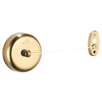 Dolphy Retractable Stainless Steel Round Clothesline - Gold