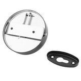 Dolphy Retractable Stainless Steel Round Clothesline – Wall Mounted Drying Line in Black for Bathrooms, Balconies, and Laundry Areas