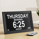 Black clocks, operated by remote control.