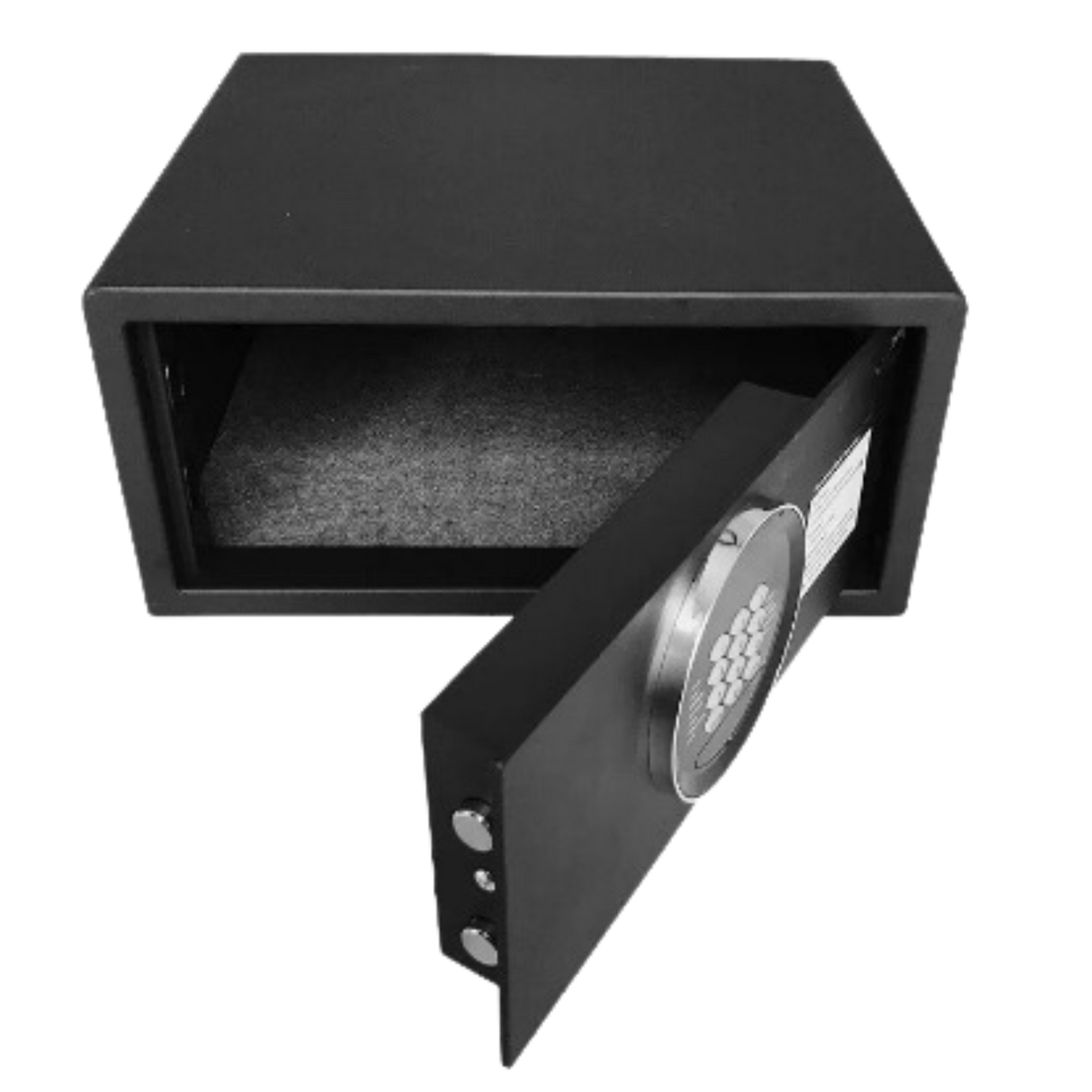 Dolphy Automatic Opening Digital Safe – Steel Security Safe 42x37x20 cm, Wall/Floor Mount, Black with Keypad Lock