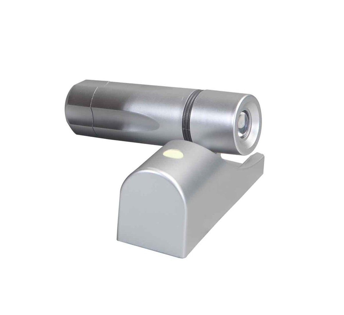 Dolphy Anti-Theft ABS Wall-Mounted Emergency Torch – Silver, Energy-Efficient LED, Secure Wall or Drawer Mount for Hotels and Offices