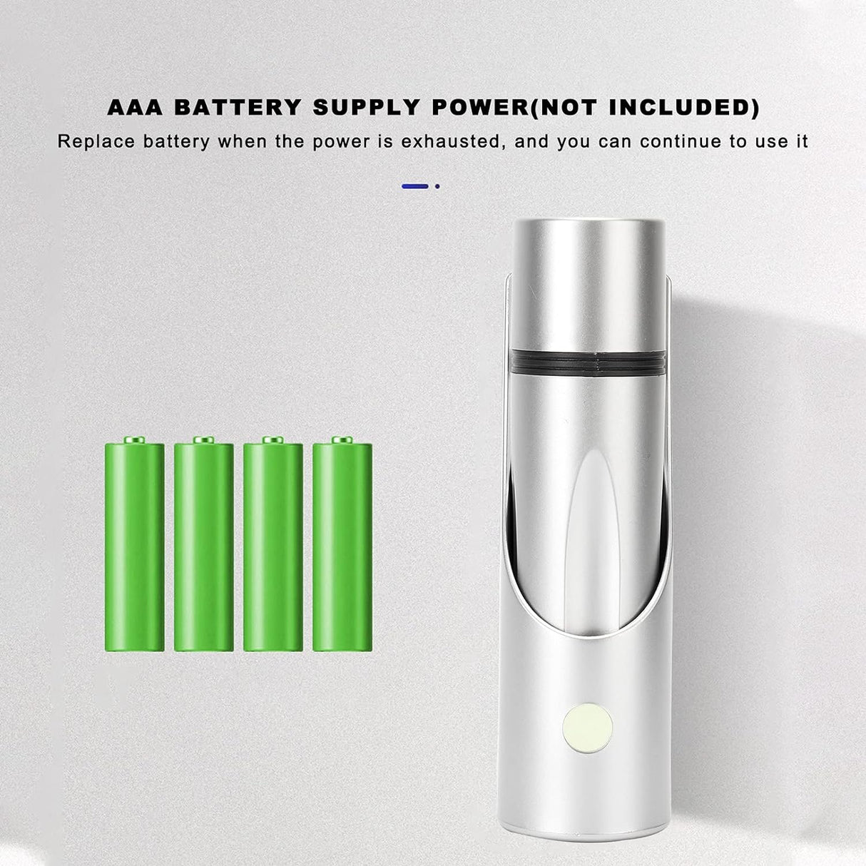 Dolphy Anti-Theft ABS Wall-Mounted Emergency Torch – Silver, Energy-Efficient LED, Secure Wall or Drawer Mount for Hotels and Offices