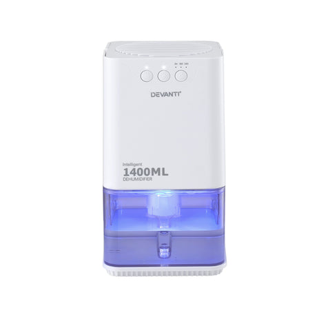 Devanti Sleep white portable dehumidifiers.