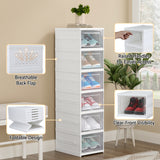 Artiss Foldable Shoe Rack Organizer 6 Tier Storage Shelf Hallway