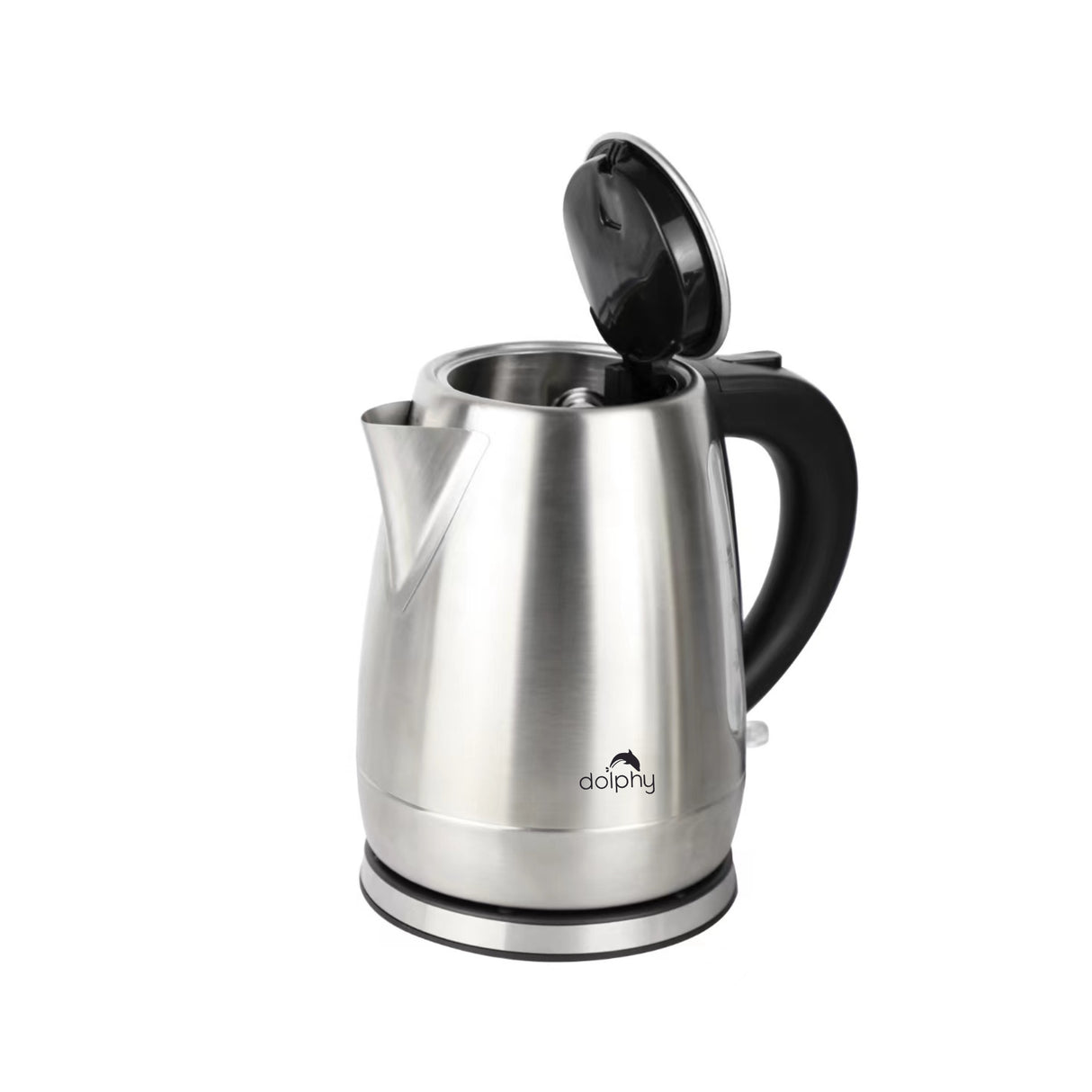 Dolphy 1.0L Electric Kettle ƒ?? Stainless Steel, Fast Boil, Auto Shut-Off & Overheat Protection ƒ?? Compact Hot Water Boiler for Tea & Coffee ƒ?? Black ƒ?? 2200W