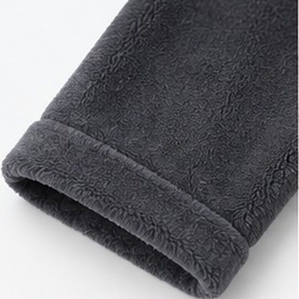 Plush Bathrobe 100% Microfibre - Charcoal Grey