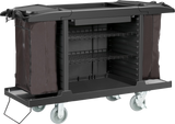 Dolphy Large Commercial Service Cart – Black