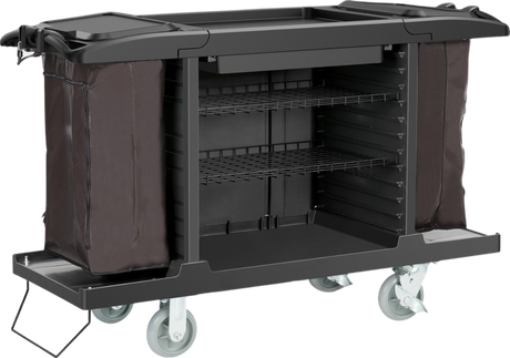 Dolphy Large Commercial Service Cart – Black