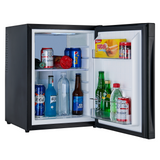 Dolphy 30L Solid Door Thermo-Electric Minibar – Silent Cooling, Energy-Efficient Compact Fridge with Reversible Door – Model DMBR0008, Black