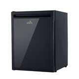 Dolphy 30L Solid Door Thermo-Electric Minibar – Silent Cooling, Energy-Efficient Compact Fridge with Reversible Door – Model DMBR0008, Black