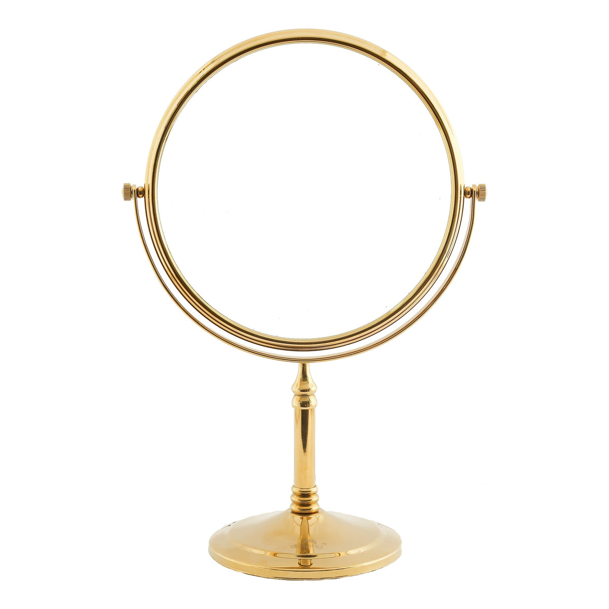 Dolphy 8-Inch Dual-Sided 5X Tabletop Magnifying Mirror – 1X/5X Magnification, 360 Swivel, Freestanding Makeup Mirror – E