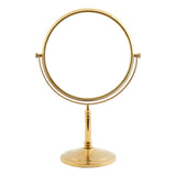 Dolphy 8-Inch Dual-Sided 5X Tabletop Magnifying Mirror – 1X/5X Magnification, 360 Swivel, Freestanding Makeup Mirror – E