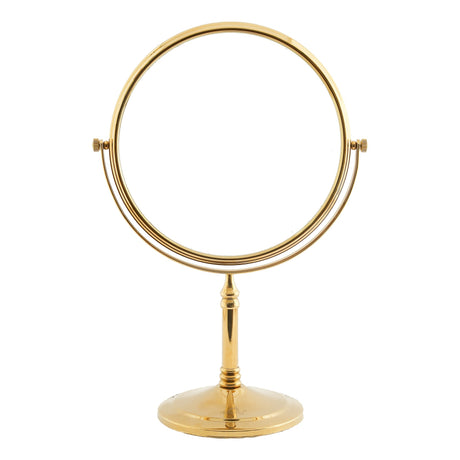 Dolphy 8-Inch Dual-Sided 5X Tabletop Magnifying Mirror – 1X/5X Magnification, 360 Swivel, Freestanding Makeup Mirror – E