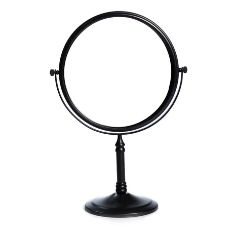 Dolphy 8-Inch Dual-Sided 5X Tabletop Magnifying Mirror – 1X/5X Magnification, 360° Swivel, Freestanding Makeup Mirror – 