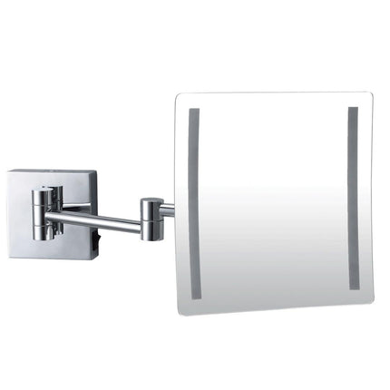 Dolphy 180° Adjustable Wall Mount 3X Magnifying Mirror - Silver