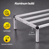 Giantz 91x51cm Aluminum Dunnage Rack Heavy Duty Kitchen Storage Platform
