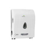 Dolphy Auto-Cut Lockable Paper Towel Dispenser White ABS