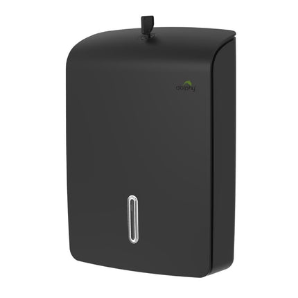 Jumbo Plaza Ultraslim Paper Towel Dispenser - Black