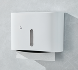 Dolphy Secure Lock ABS Hand Paper Towel Dispenser White Wall Mounted