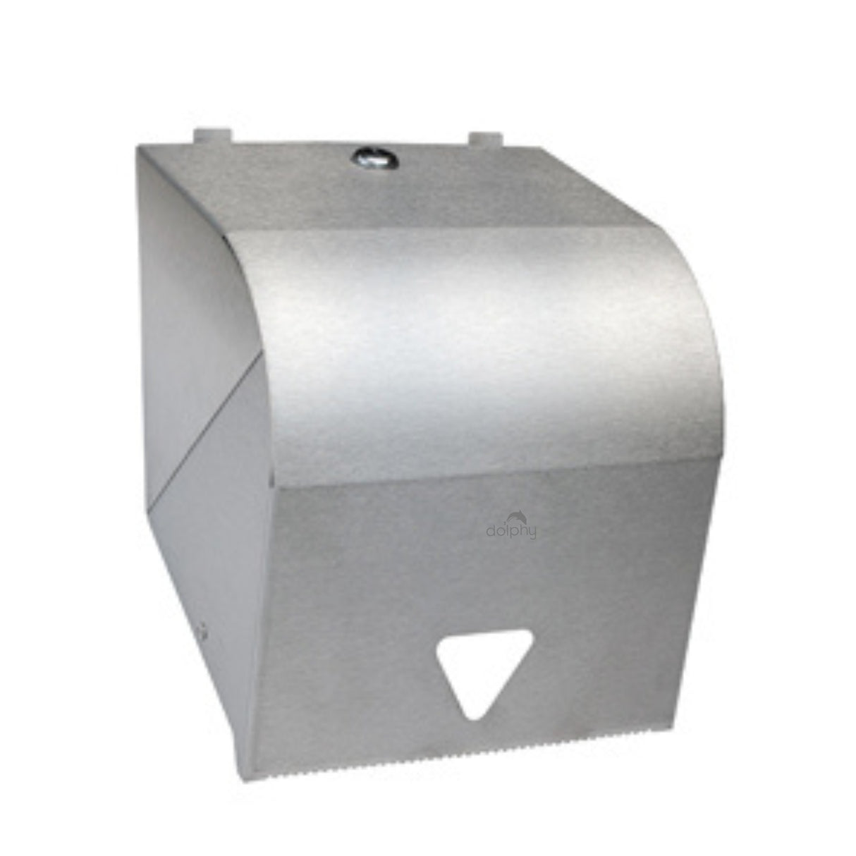 Dolphy Secure Lock Paper Towel Dispenser – Silver 304 Stainless Steel – Lockable Wall Mount with Viewing Window for Commercial Bathrooms