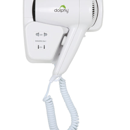 Wall Mount Hair Dryer 1200W - White