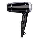 Dolphy 1800W High-Speed Foldable Hair Dryer - Black, Hot & Cold Air, Low Noise
